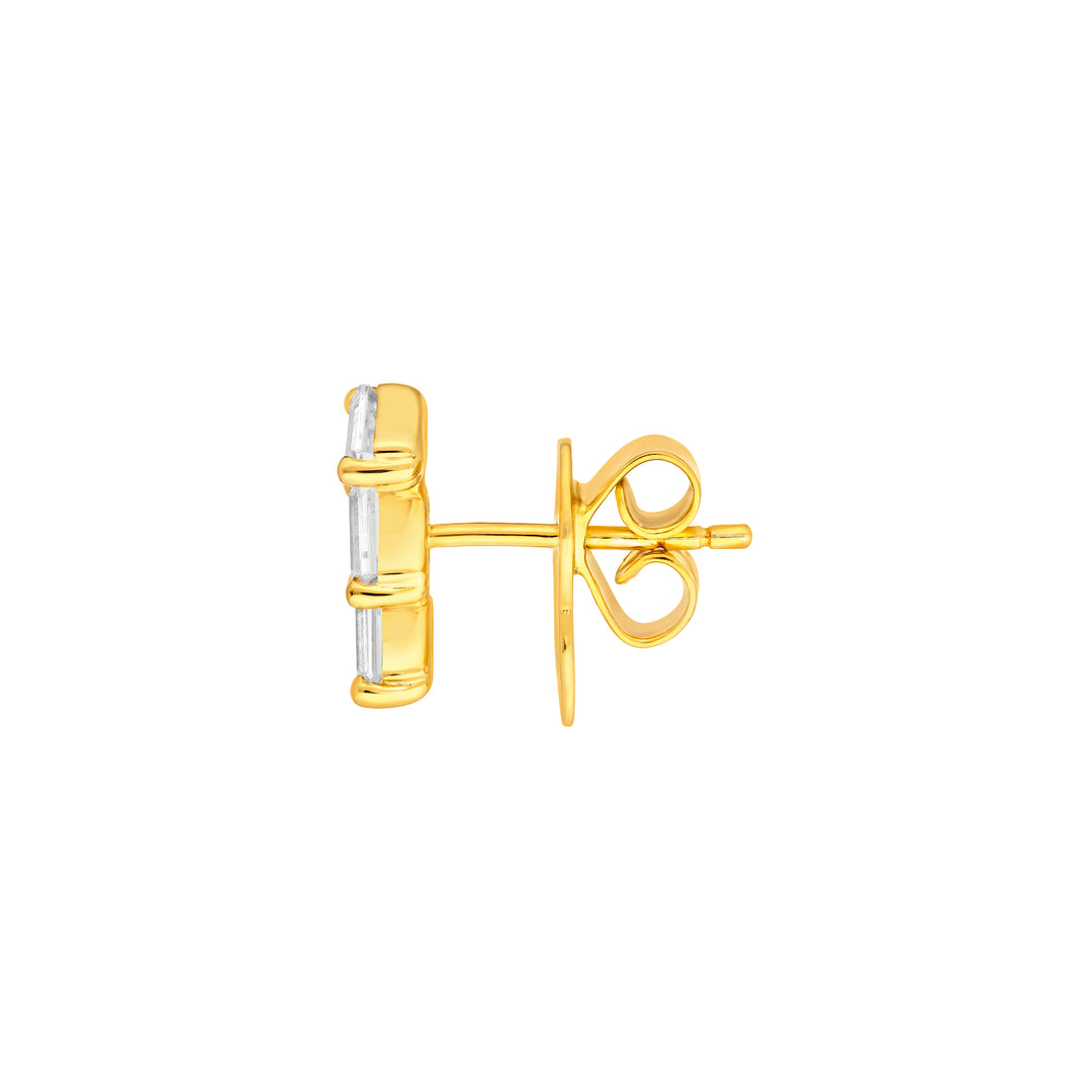 7/8tcw Diamond Helix Earrings