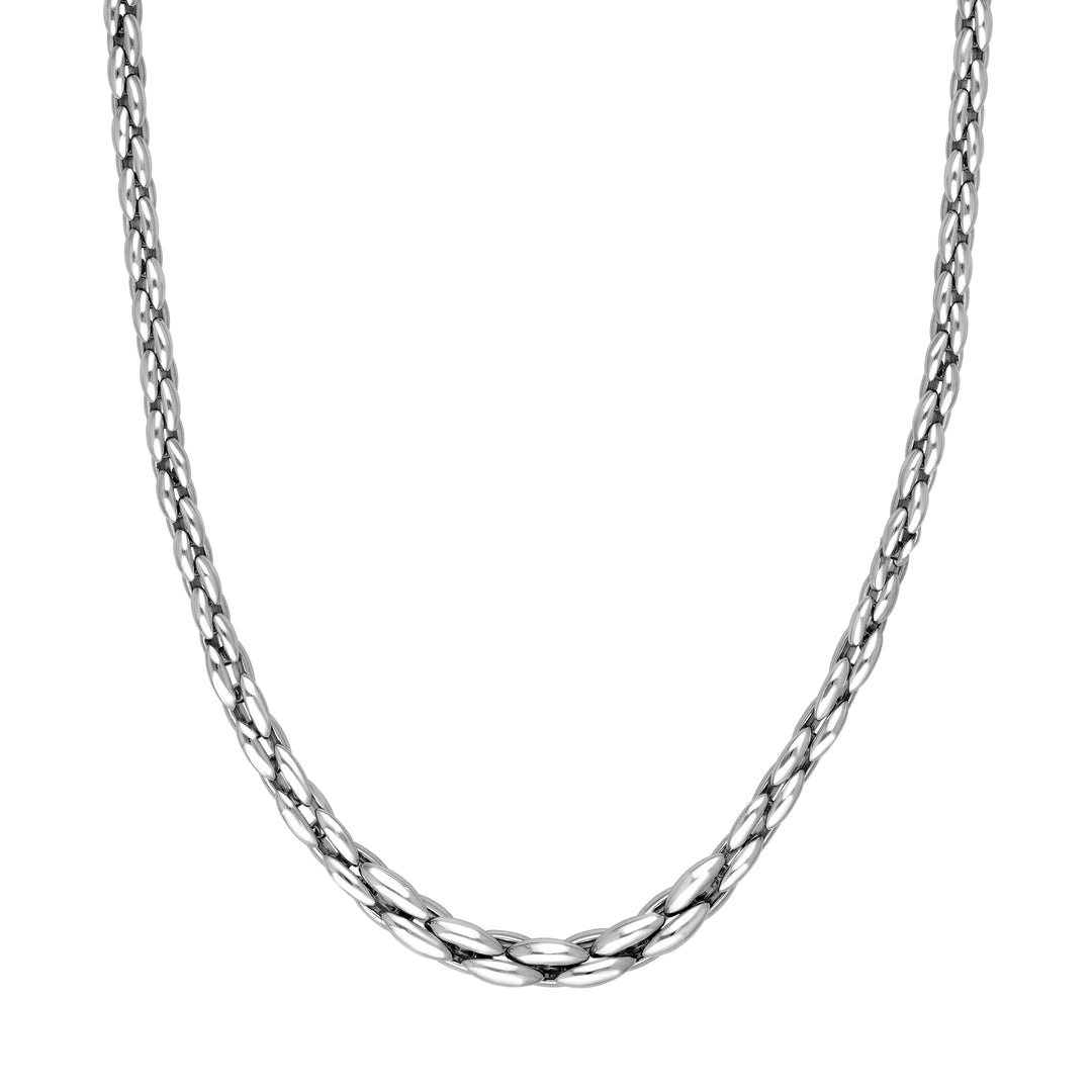 Sterling Silver Oval Link Necklace
