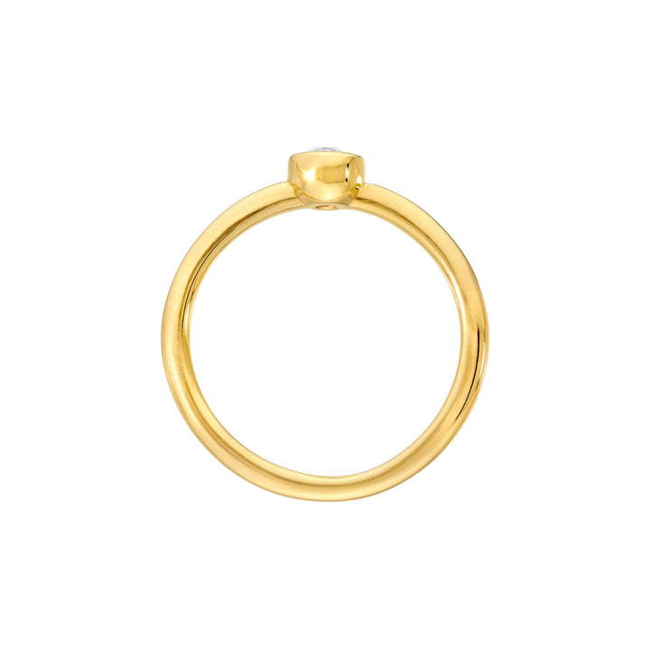 1/8tcw Diamond Bezel Circle Ring