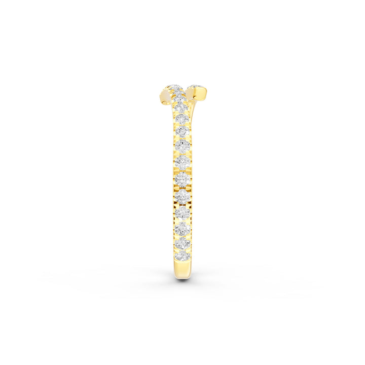 1/2tcw Diamond Pavé Wrap Ring