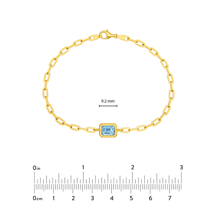 Emerald Sky Blue Forzentina Bracelet