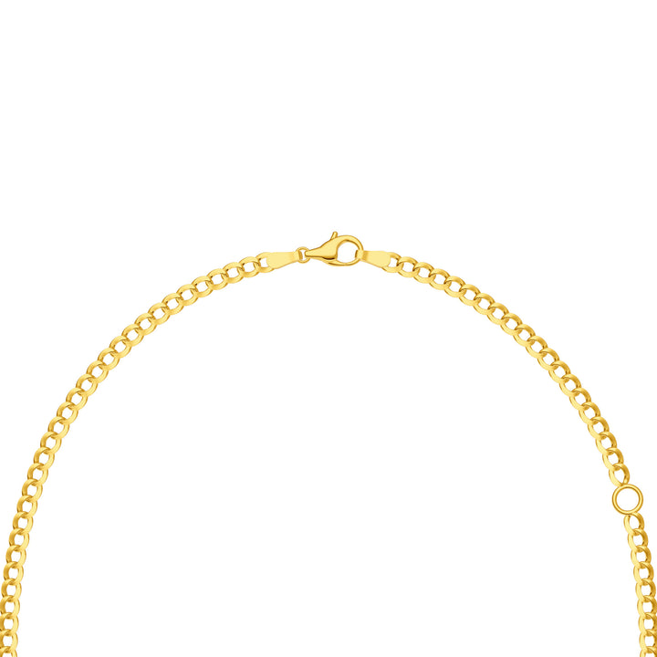 Emerald London Blue Curb Necklace