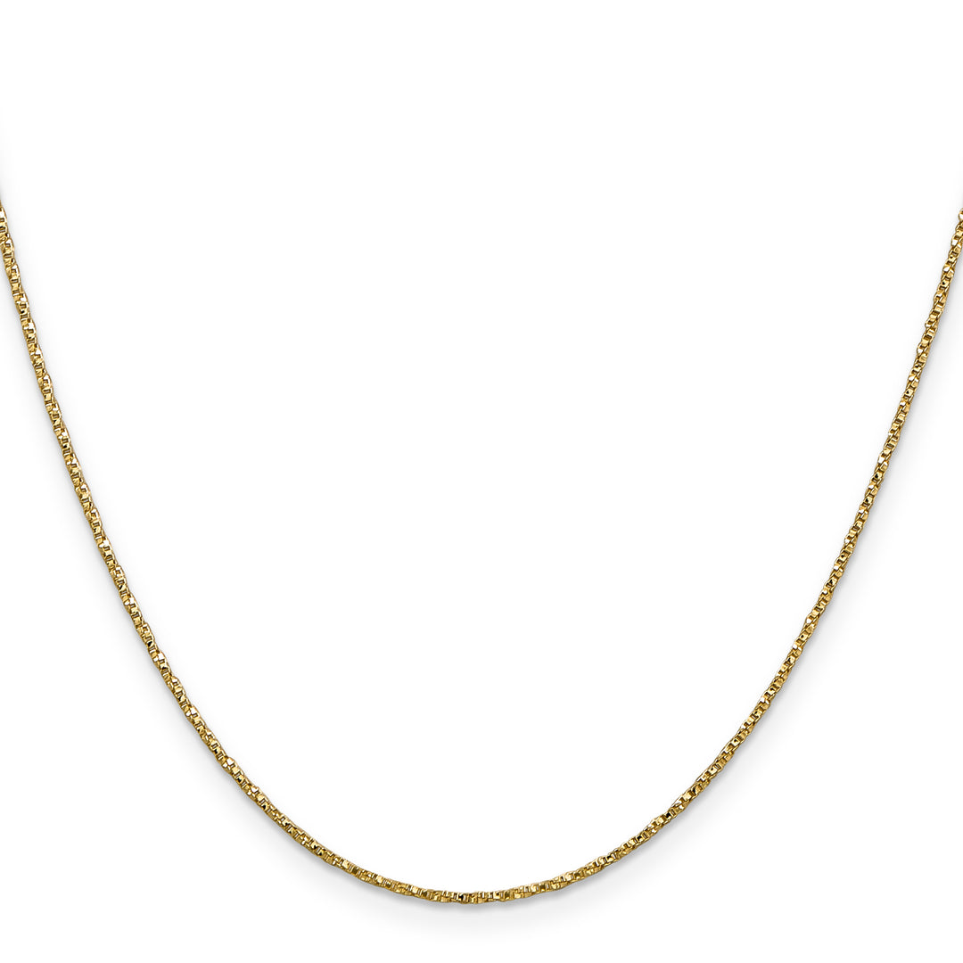 14k .95mm Twisted Box Chain