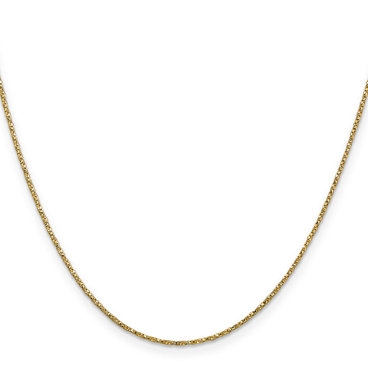 14k .95mm Twisted Box Chain