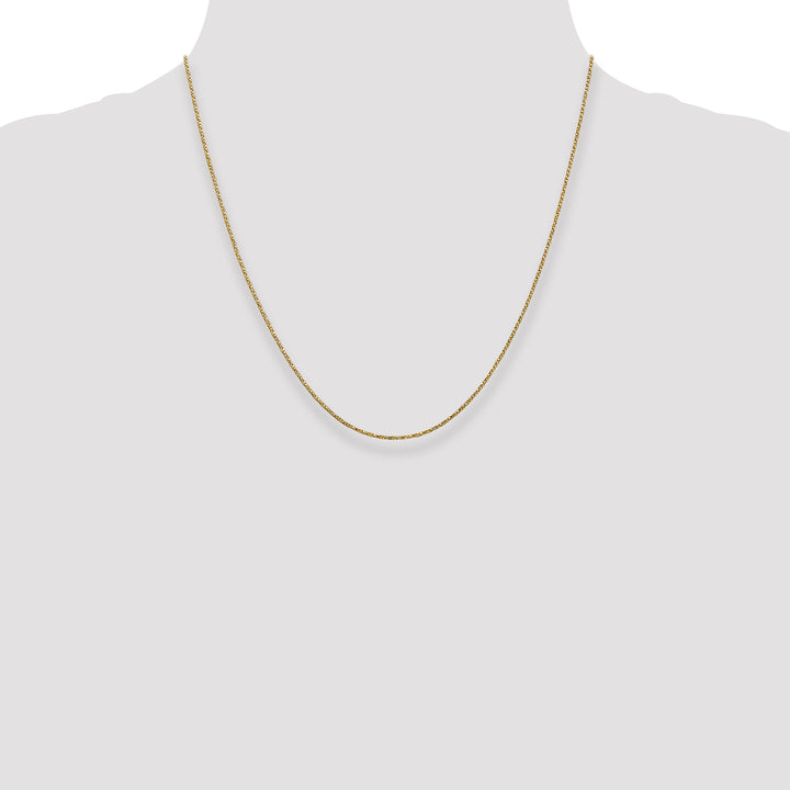 14k .95mm Twisted Box Chain