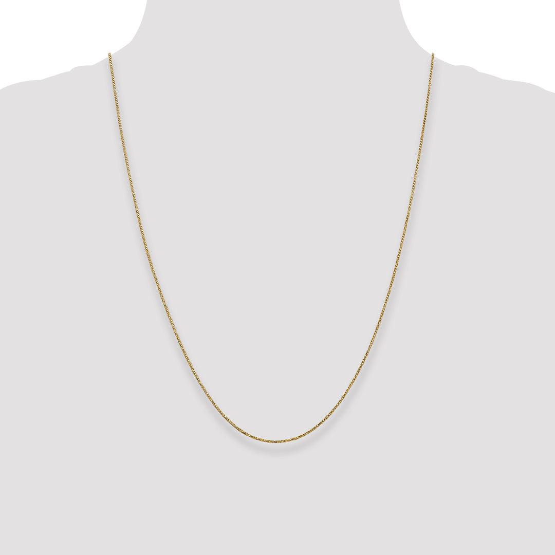 14k .95mm Twisted Box Chain
