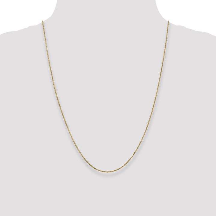 14k .95mm Twisted Box Chain