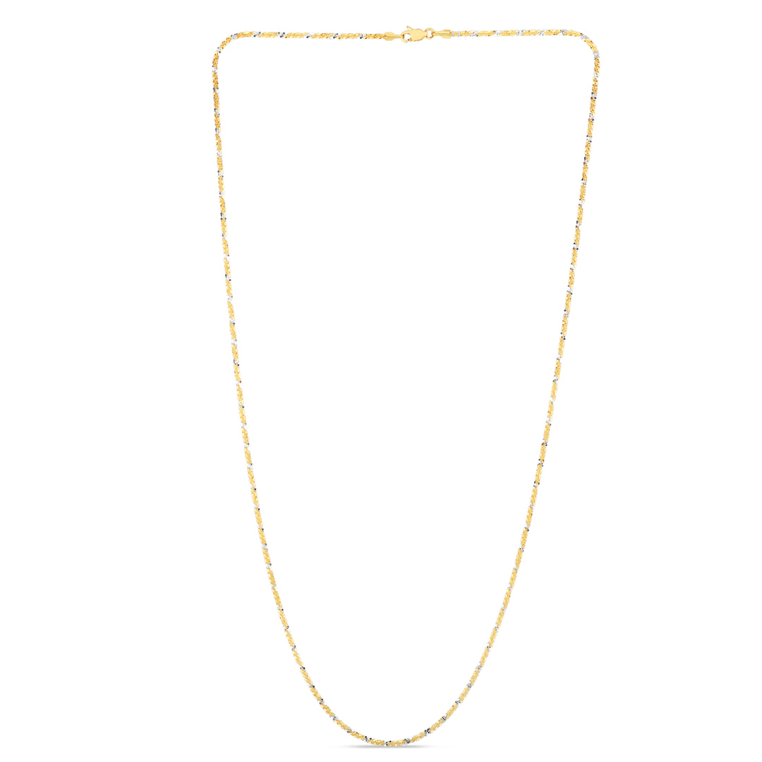 14K Gold 1.5mm Sparkle Chain