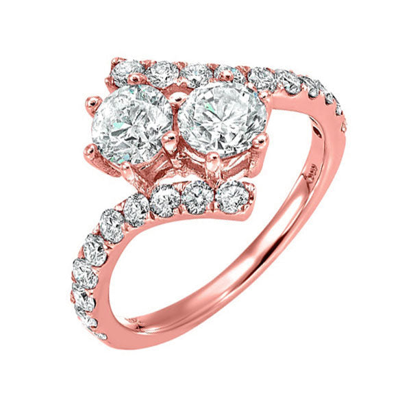 14Kt Rose Gold Diamond 1Ctw Ring