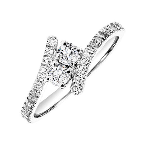 Silver Diamond 1/4Ctw Ring