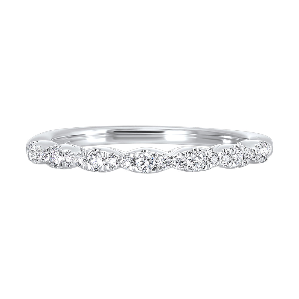 14Kt White Gold Diamond 1/5Ctw Ring