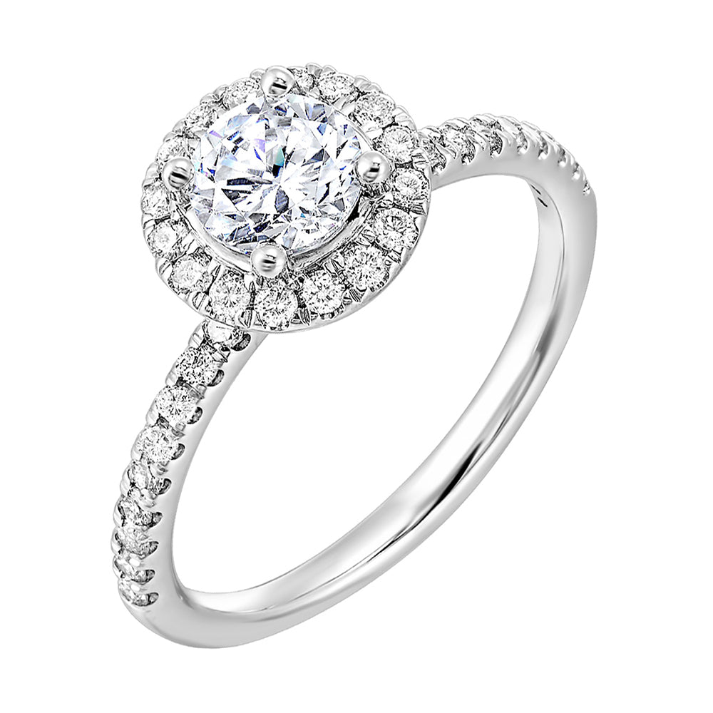 14Kt White Gold Diamond 3/8Ctw Ring