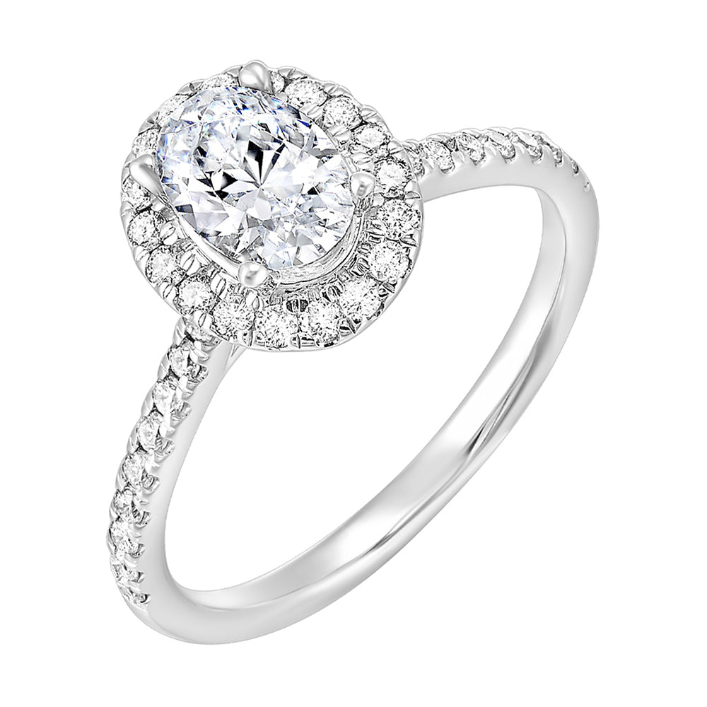 14Kt White Gold Diamond 1/3Ctw Ring