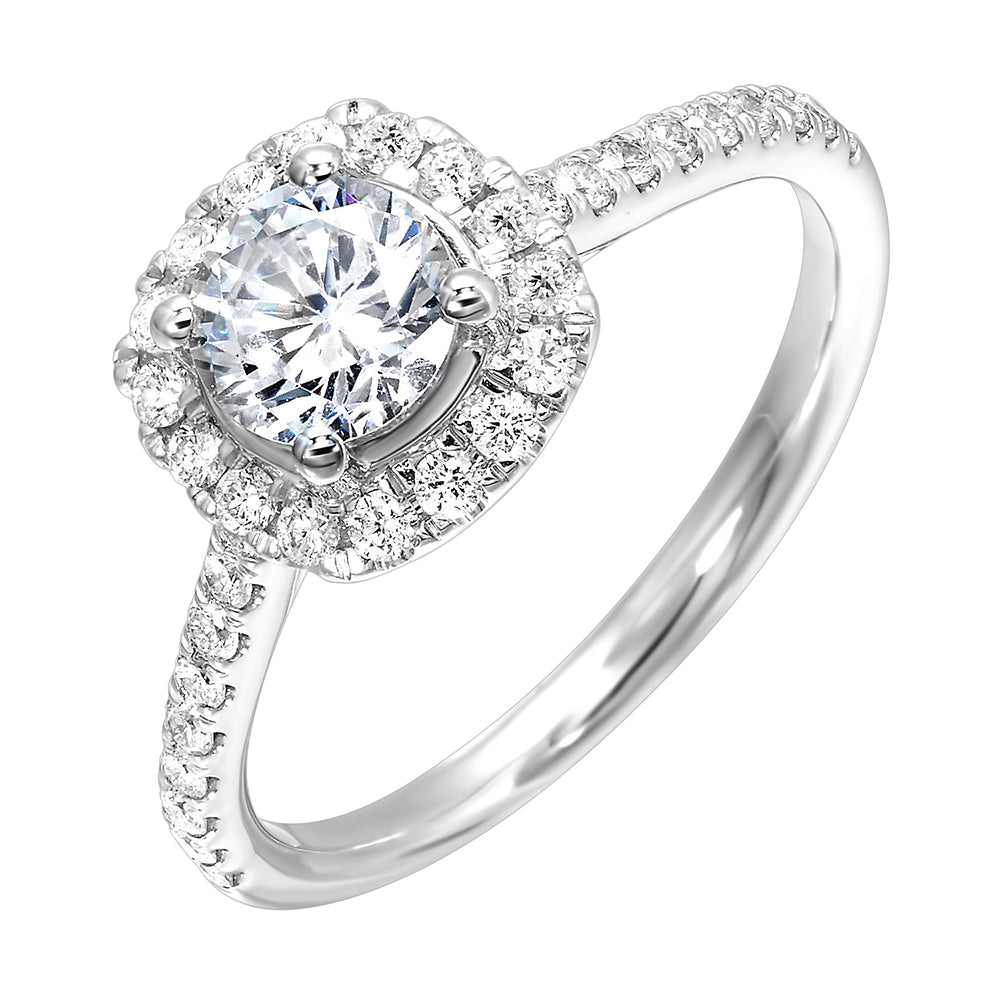 14Kt White Gold Diamond 1/3Ctw Ring