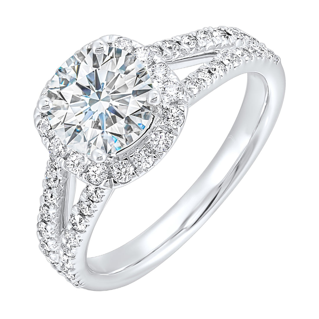 14Kt White Gold Diamond 5/8Ctw Ring