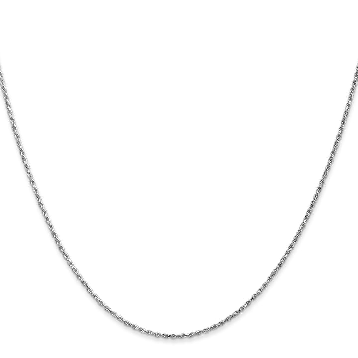 14k WG 1.15mm D/C Machine-made Rope Chain