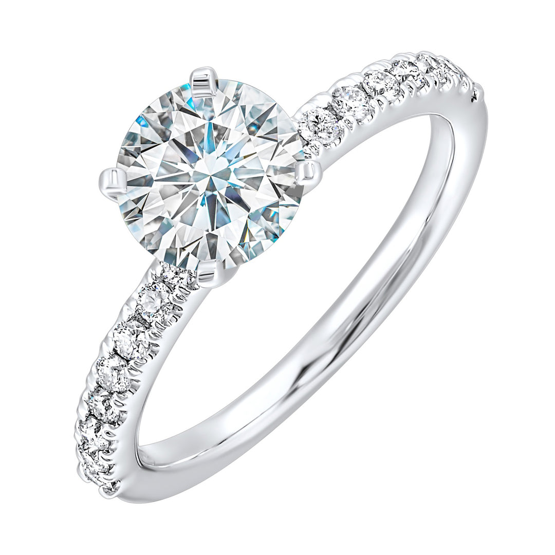 14Kt White Gold Diamond 1/3Ctw Ring