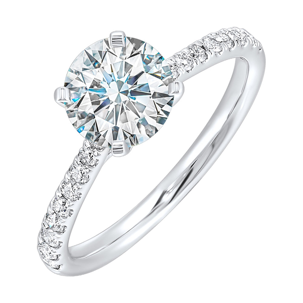 14Kt White Gold Diamond 1/4Ctw Ring
