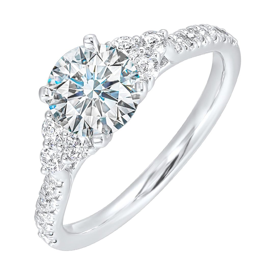 14Kt White Gold Diamond 1/3Ctw Ring