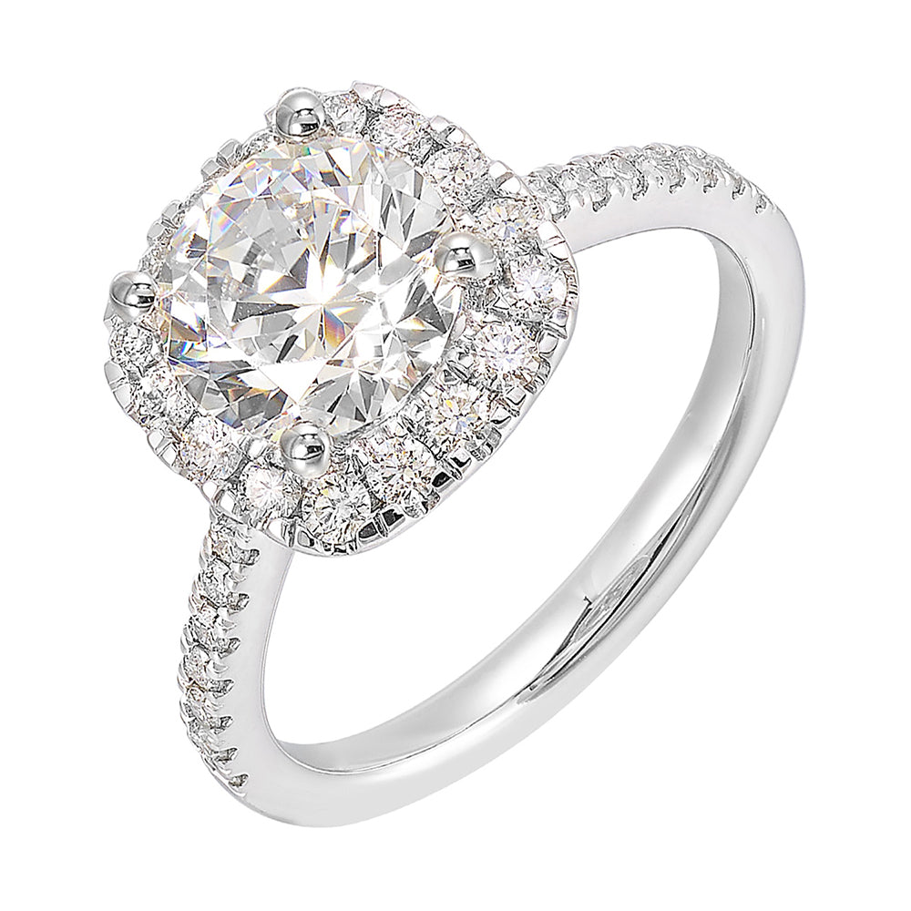 14Kt White Gold Diamond 1/2Ctw Ring