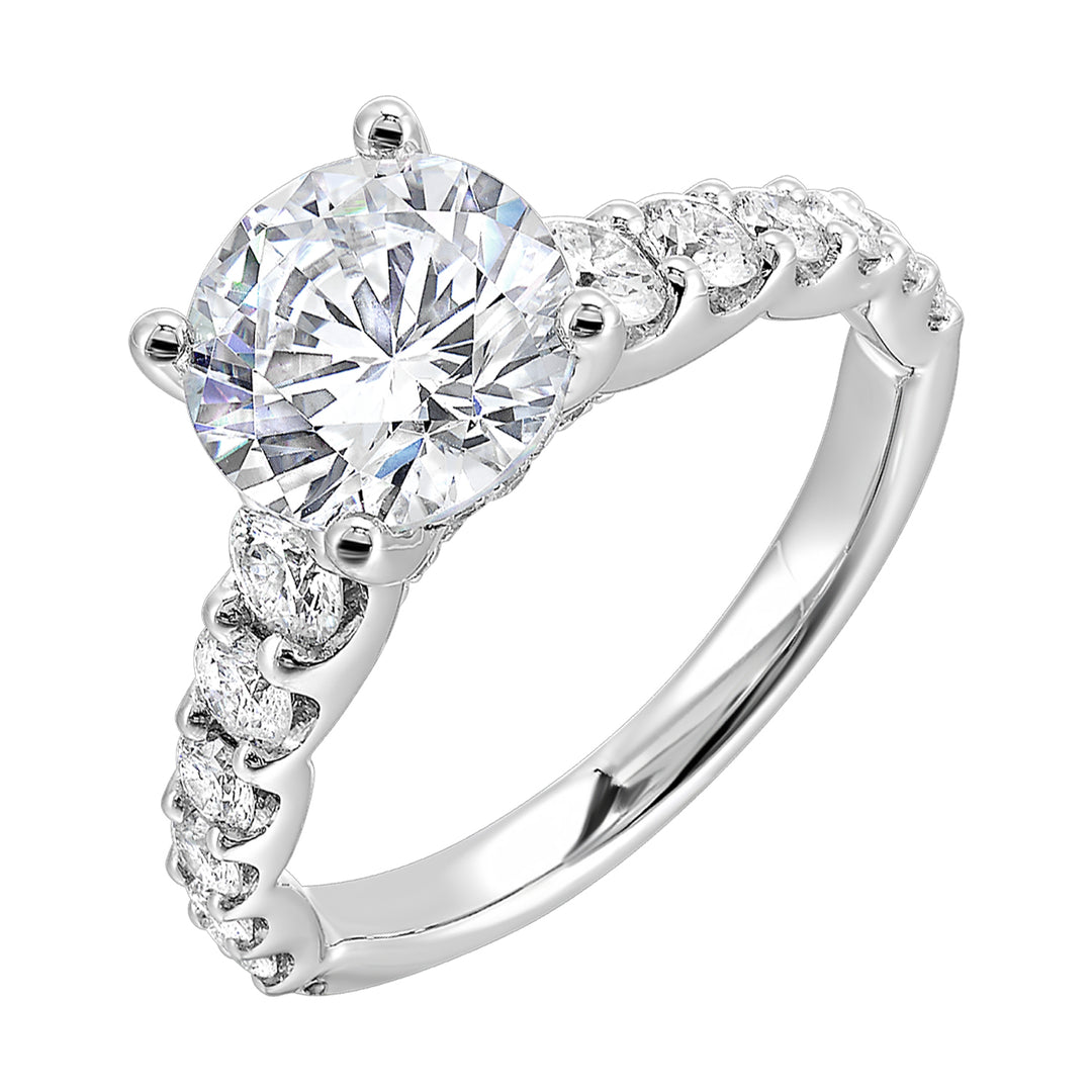 14Kt White Gold Diamond 7/8Ctw Ring