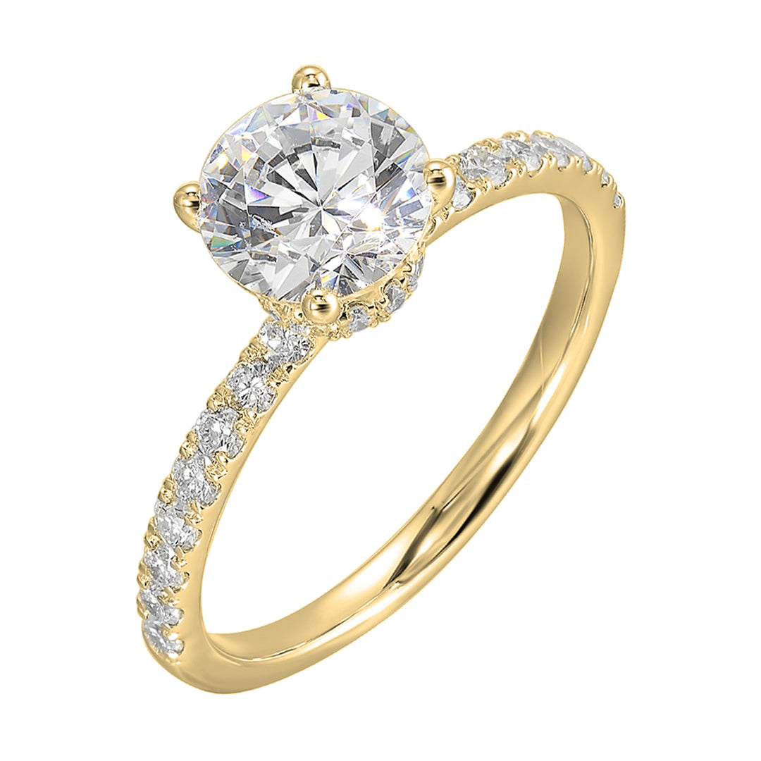 14Kt Yellow Gold Diamond 3/8Ctw Ring