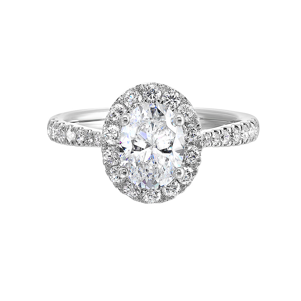 Unique, beautiful, big and bold this ring features a bolder solitare with a delicate shank look.