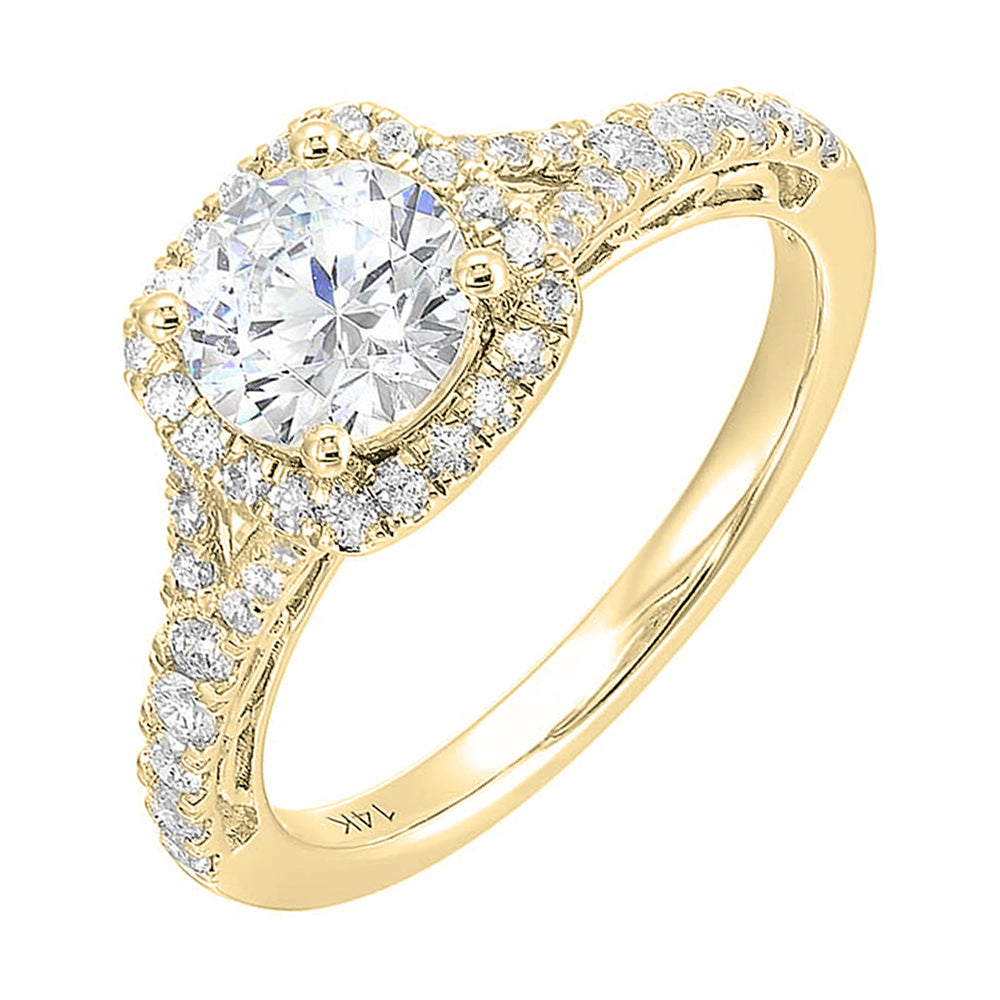 14Kt Yellow Gold Diamond 3/8Ctw Ring