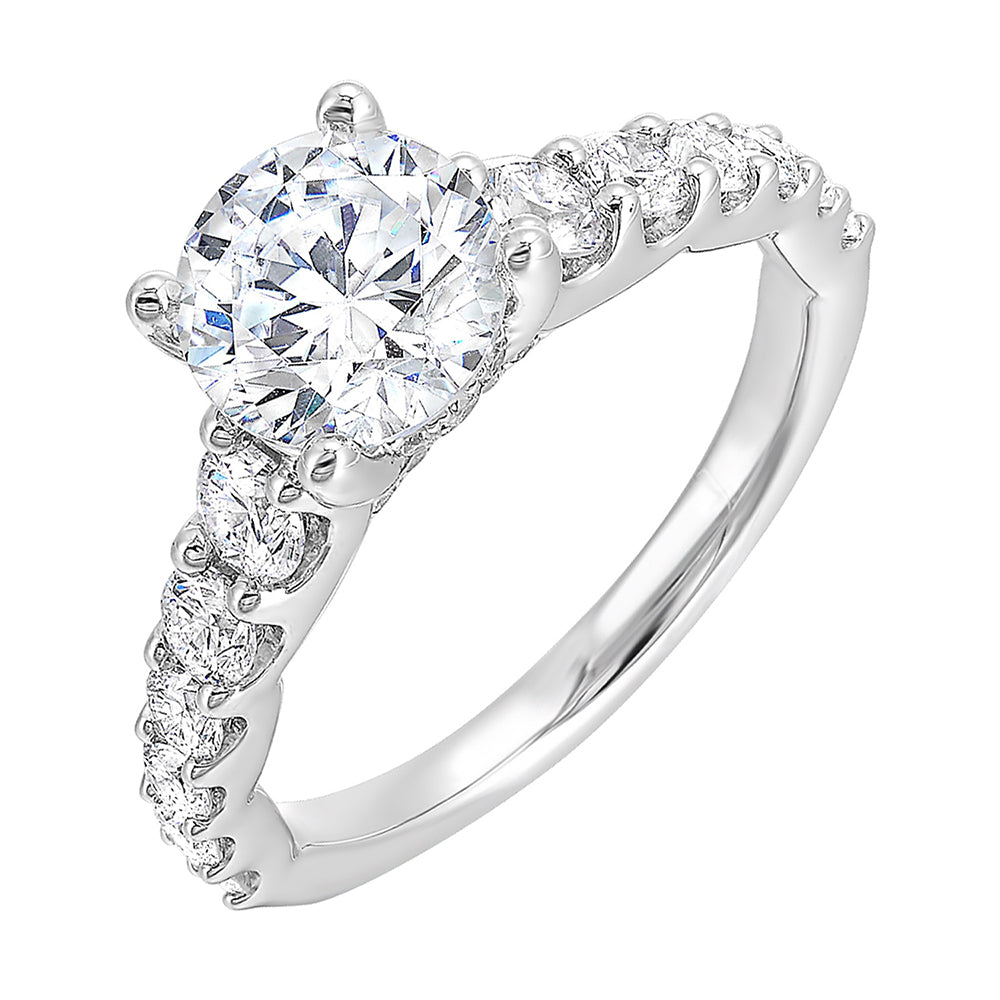 14Kt White Gold Diamond 7/8Ctw Ring