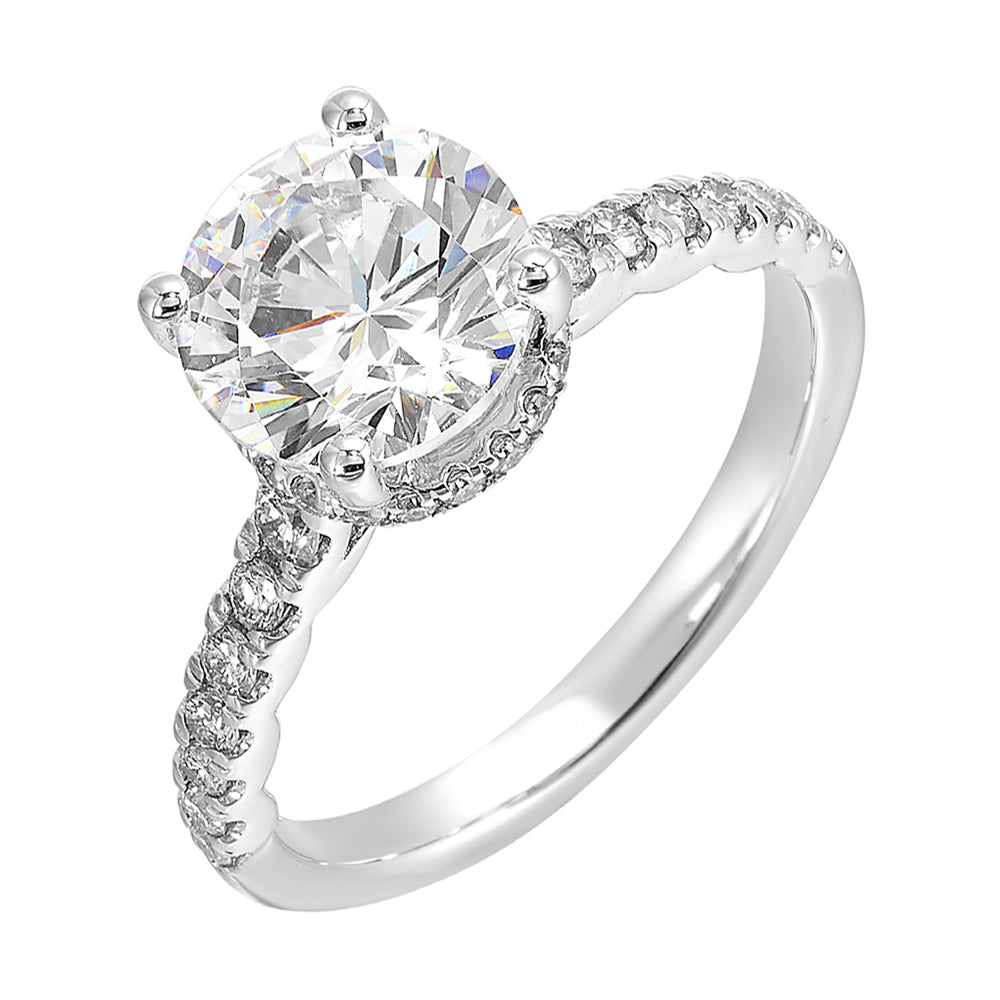 14Kt White Gold Diamond 3/8Ctw Ring