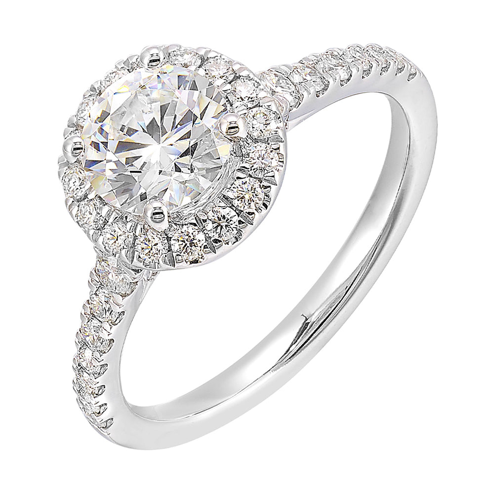 14Kt White Gold Diamond 1/2Ctw Ring
