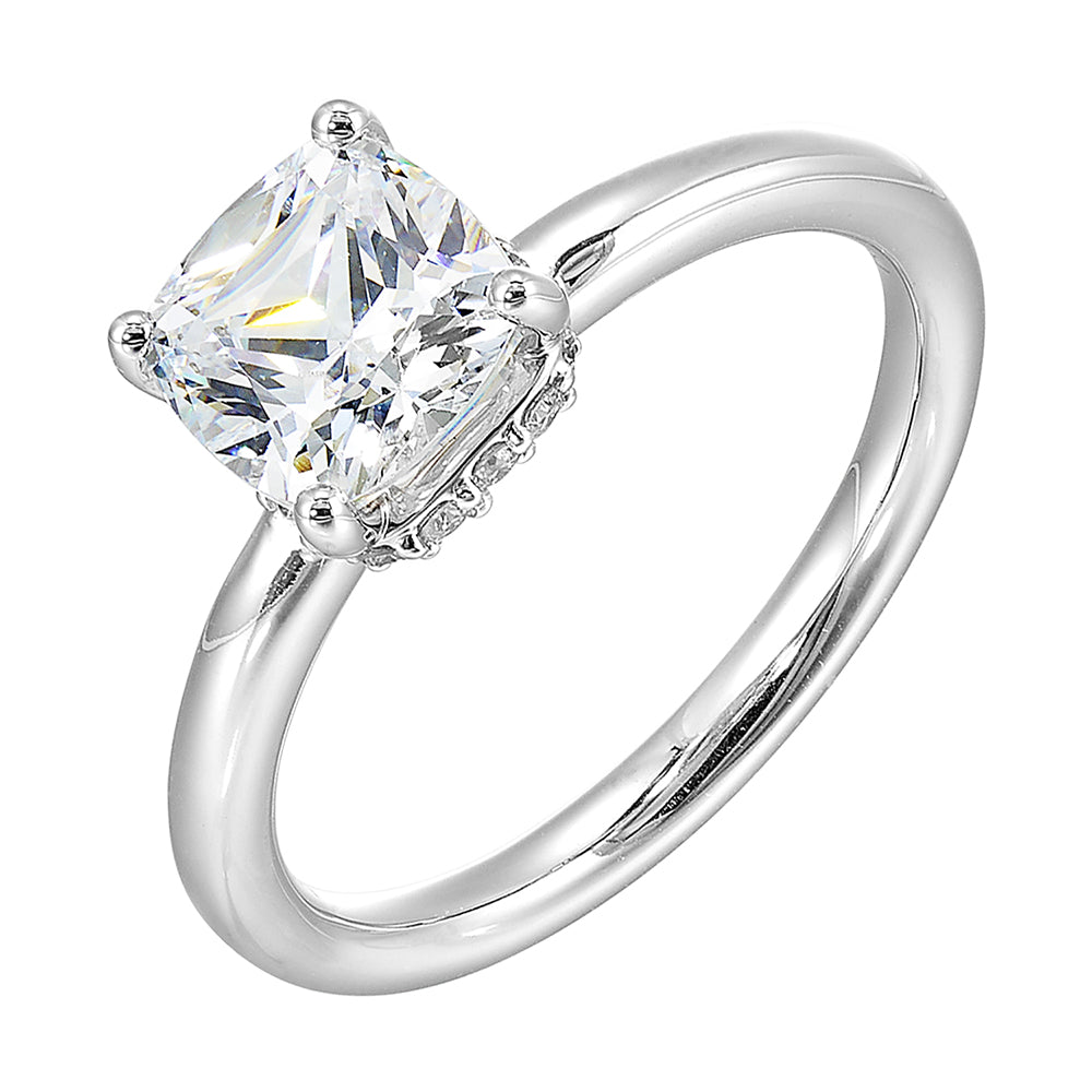 14Kt White Gold Diamond 1/7Ctw Ring