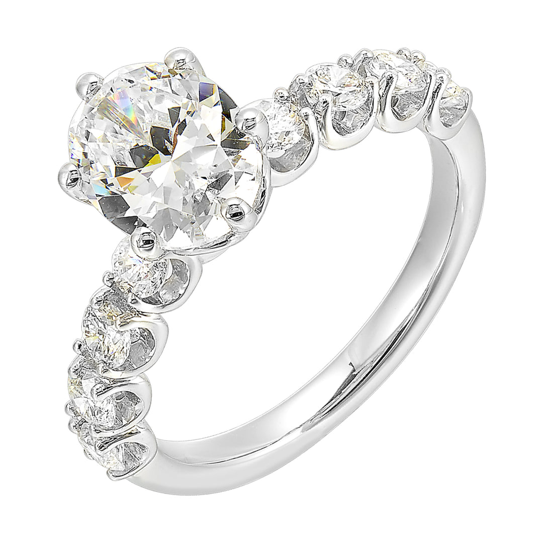 14Kt White Gold Diamond 5/8Ctw Ring