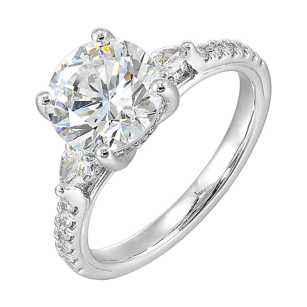 14Kt White Gold Diamond 3/8Ctw Ring
