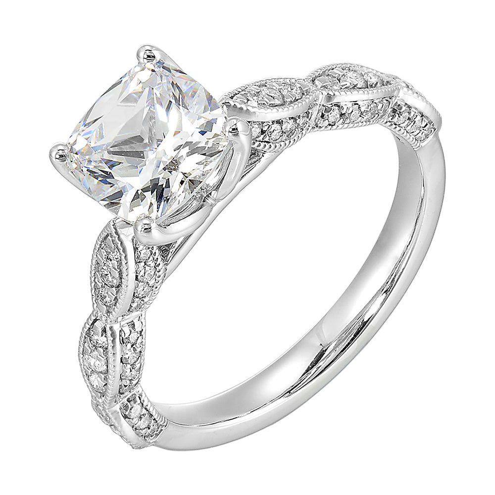 14Kt White Gold Diamond 1/3Ctw Ring
