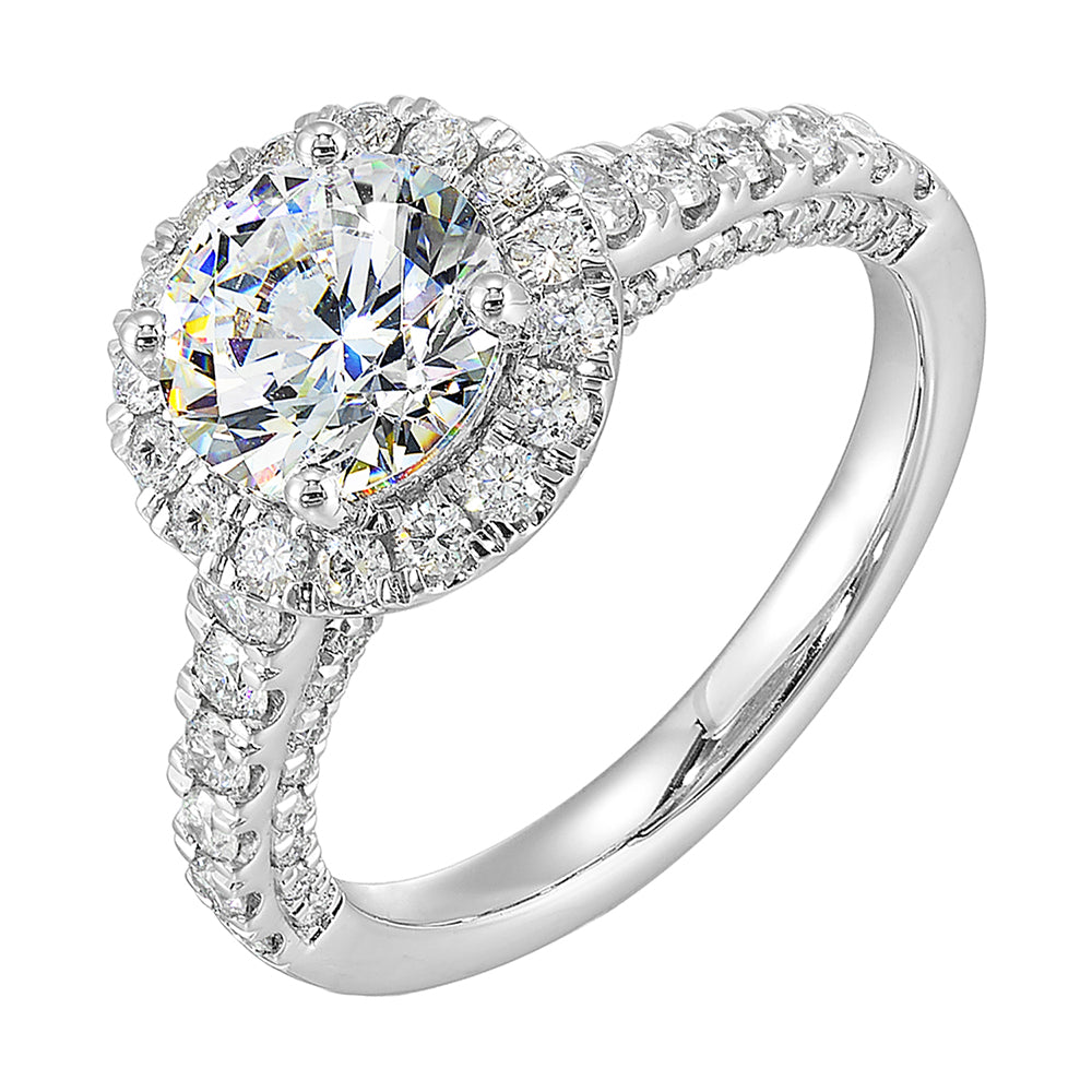 14Kt White Gold Diamond 7/8Ctw Ring