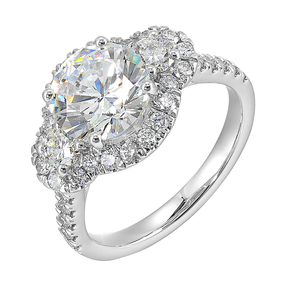 14Kt White Gold Diamond 1Ctw Ring