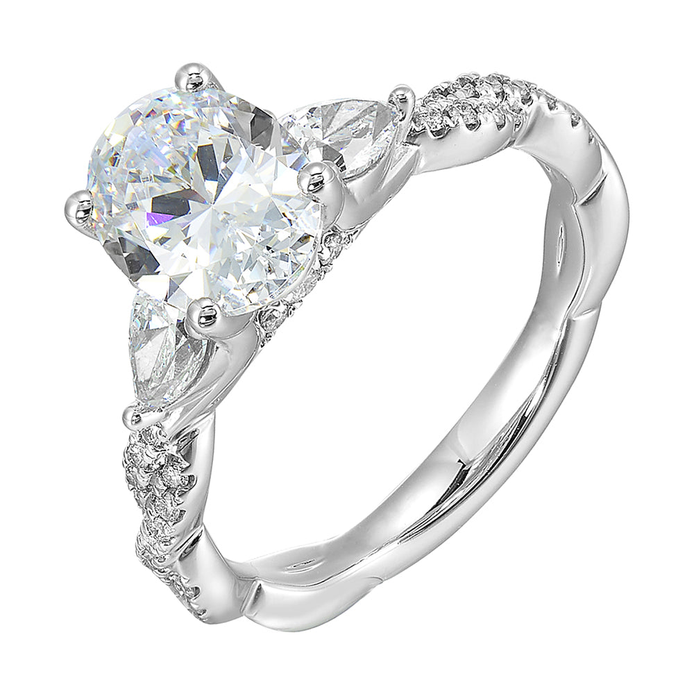 14Kt White Gold Diamond 5/8Ctw Ring