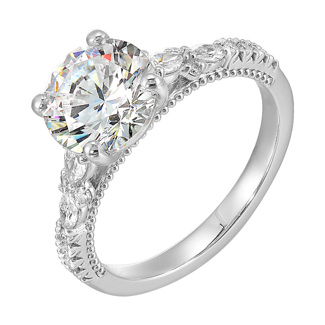 14Kt White Gold Diamond 1/3Ctw Ring