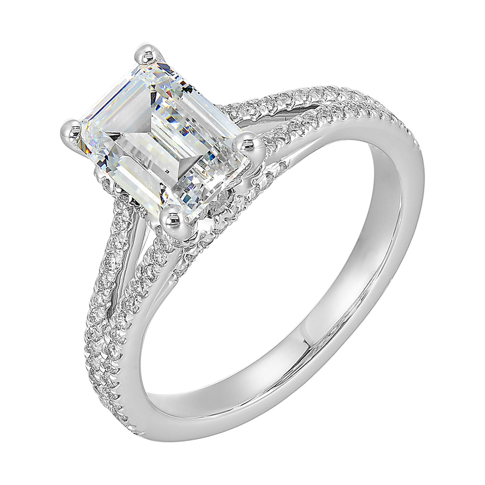 14Kt White Gold Diamond 1/3Ctw Ring
