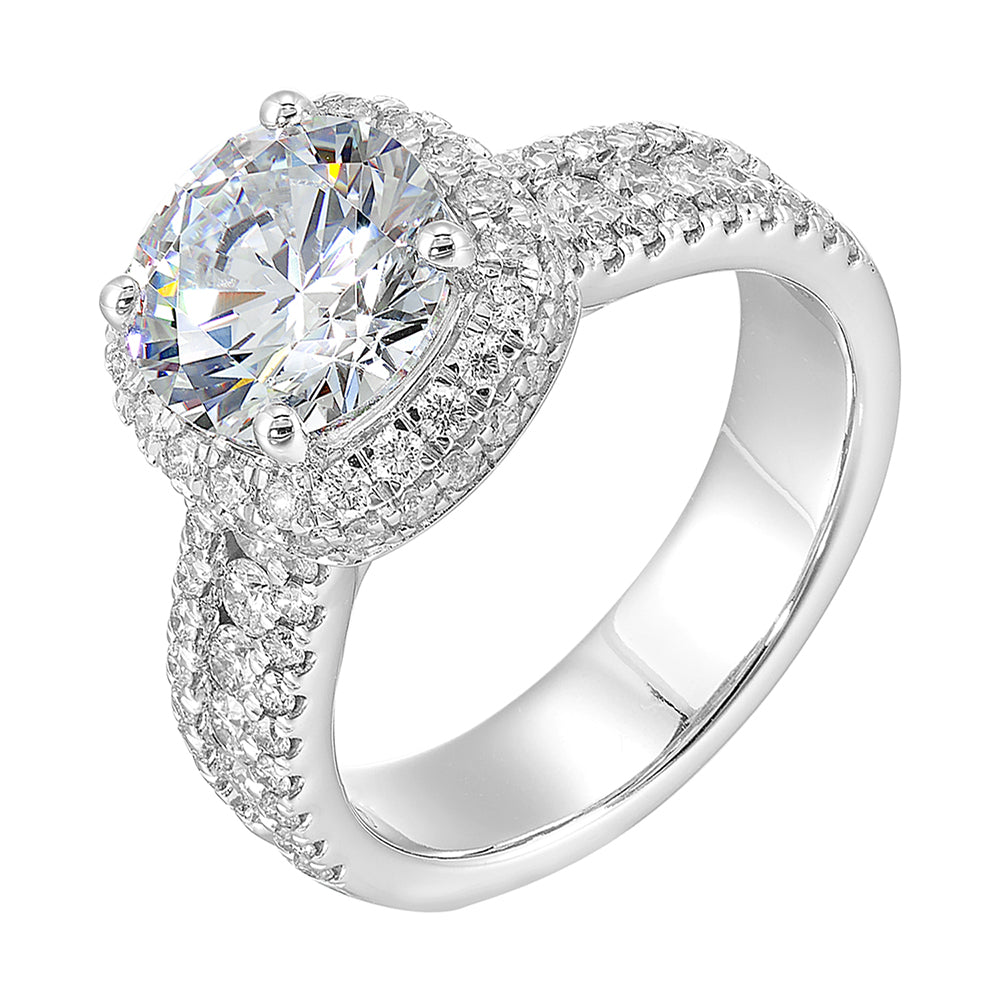 14Kt White Gold Diamond 1Ctw Ring