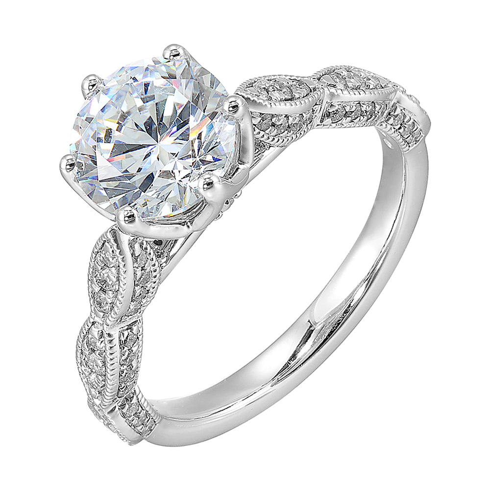 14Kt White Gold Diamond 1/3Ctw Ring