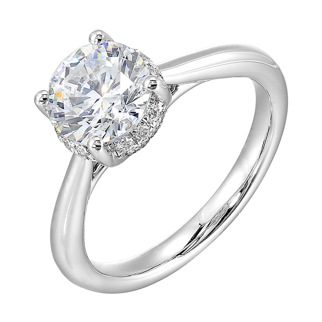 14Kt White Gold Diamond 1/7Ctw Ring