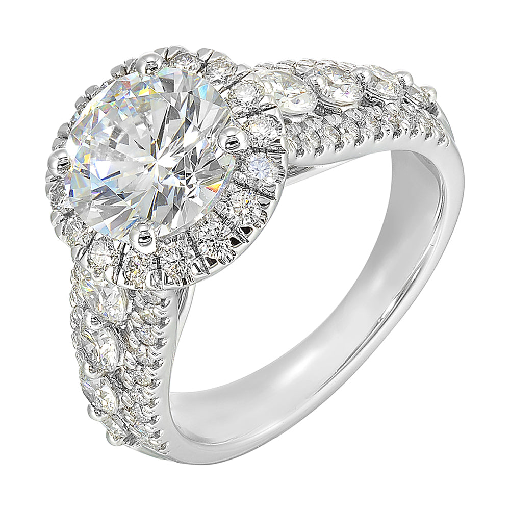 14Kt White Gold Diamond 1 1/4Ctw Ring