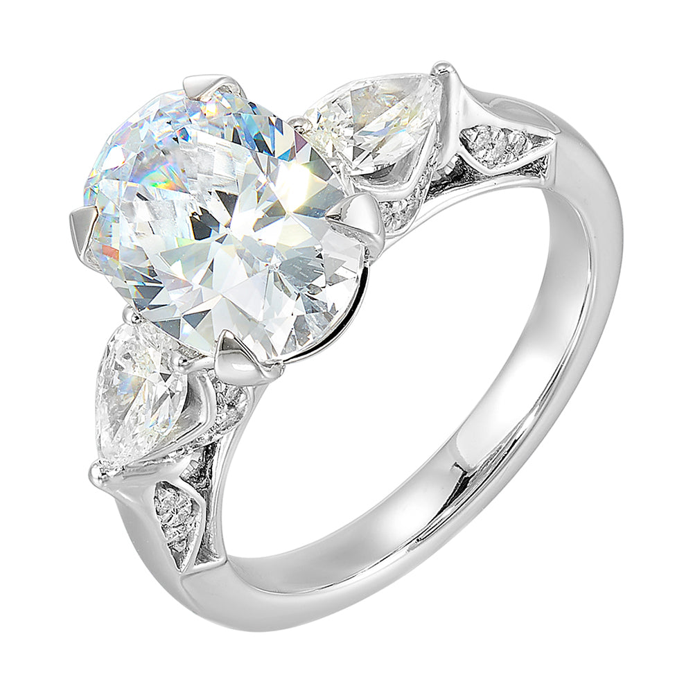 14Kt White Gold Diamond 5/6Ctw Ring