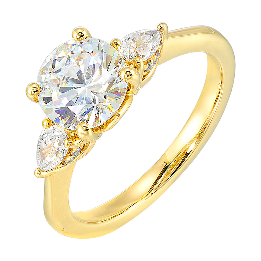 14Kt Yellow Gold Diamond 3/8Ctw Ring
