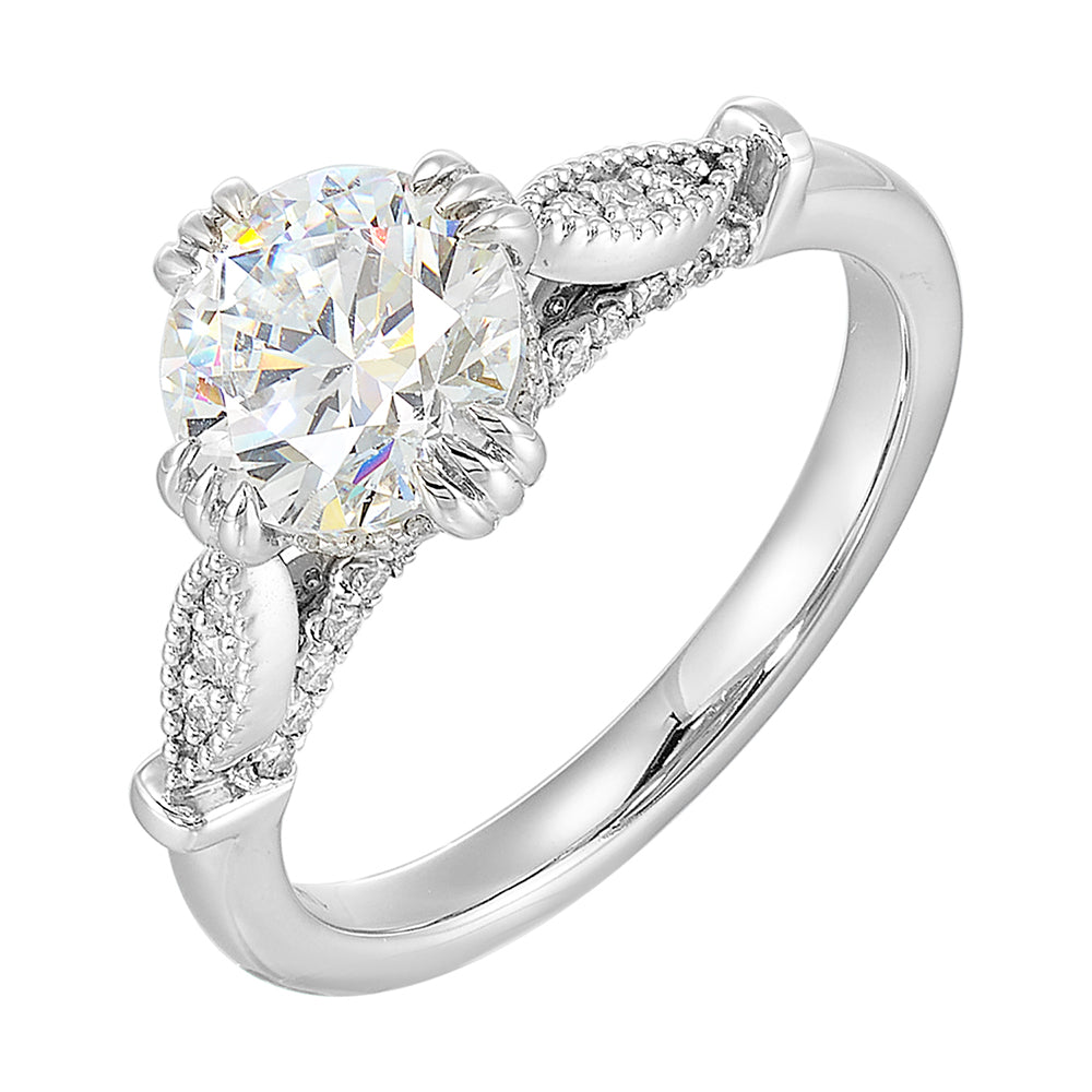 14Kt White Gold Diamond 1/4Ctw Ring