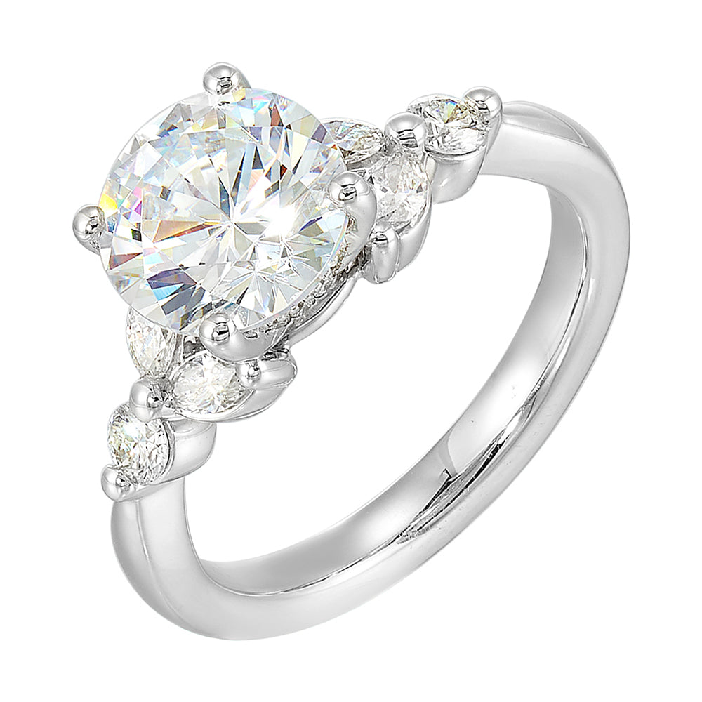 14Kt White Gold Diamond 1/2Ctw Ring