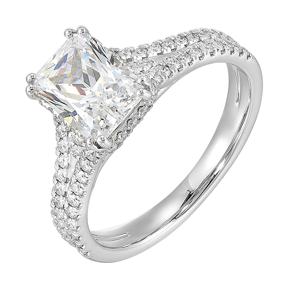 14Kt White Gold Diamond 3/8Ctw Ring