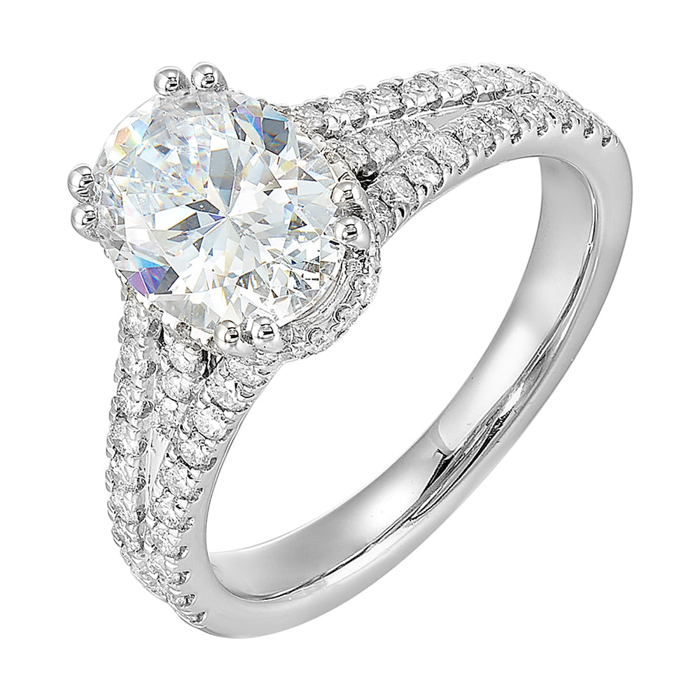 14Kt White Gold Diamond 1/2Ctw Ring